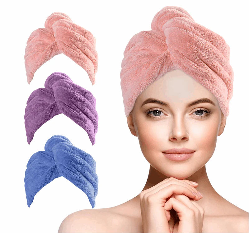 Toalla de Secado Rápido para el Cabello